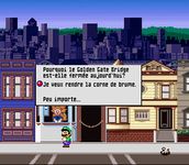 une photo d'Ã©cran de Mario is Missing sur Nintendo Super Nes